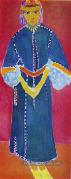  Panneau Tableaux - Femme Marocaine Zorah debout Panneau central d’un triptyque Fauvisme